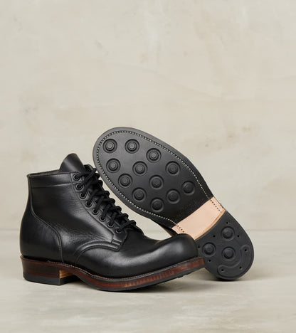 Service Boot - 310 - Split Dainite - Horween Black Wooly CXL