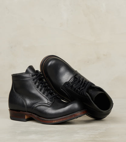 Service Boot - 310 - Split Dainite - Horween Black Wooly CXL