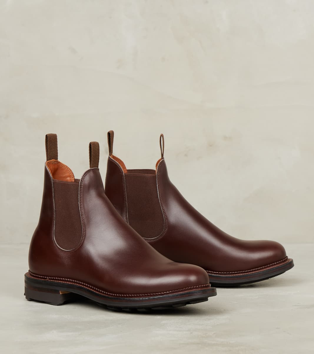 Viberg Chelsea Boot - 2030 - Ridgeway - D'Annonay Cigar Vocalou Calf