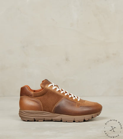 Viberg x Division Road Sneaker - 1003 - Fuga - CF Stead Camel Oiled Calf & Bison …