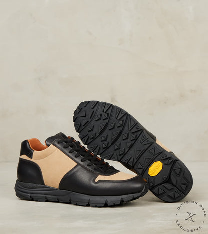 Sneaker - 1003 - Fuga - CF Stead Charcoal Phoenix & Milkshake Calf Suede