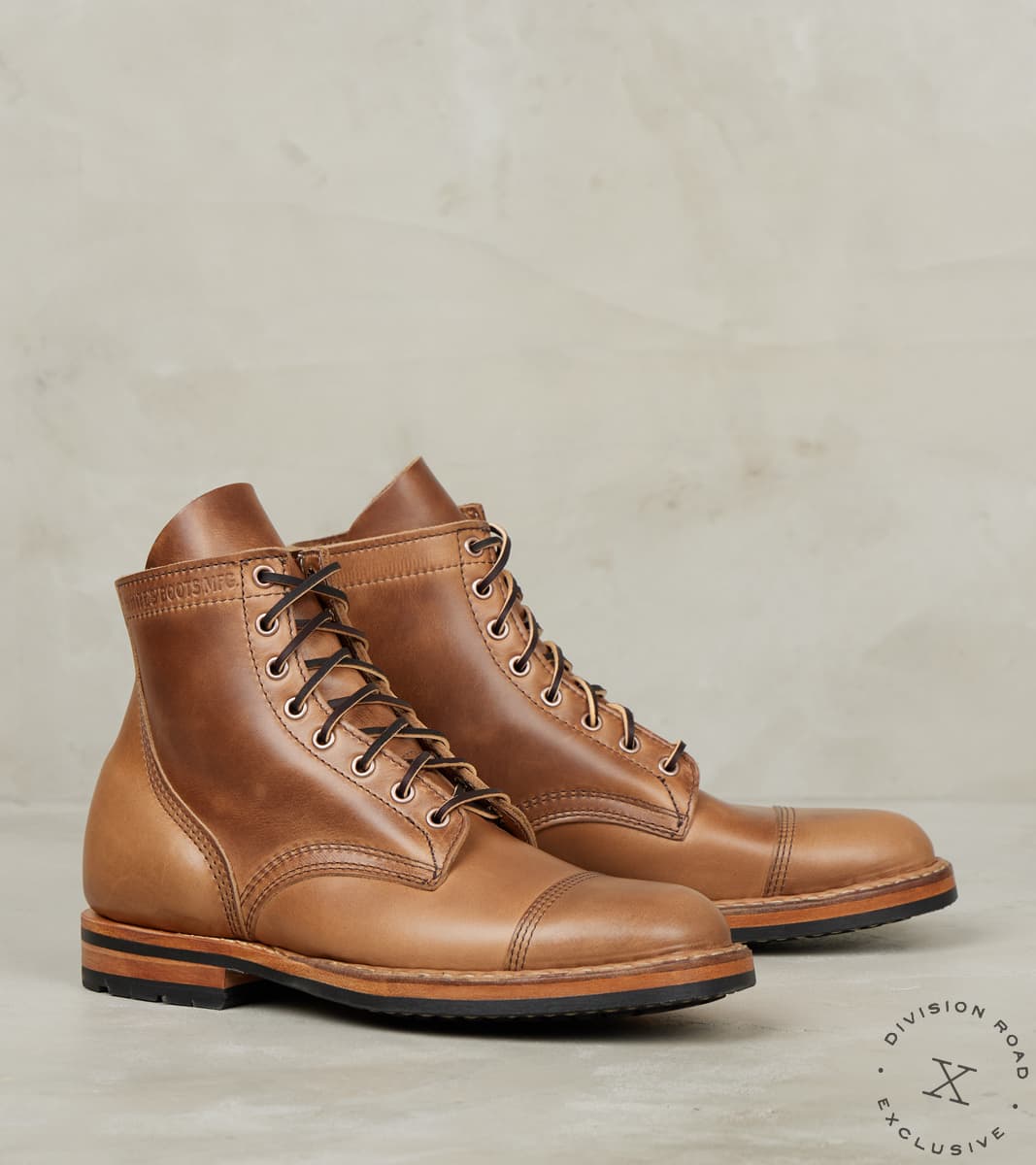 White's x Division Road MPM1 - MP - Vibram Mini Lug - Horween Natural CXL