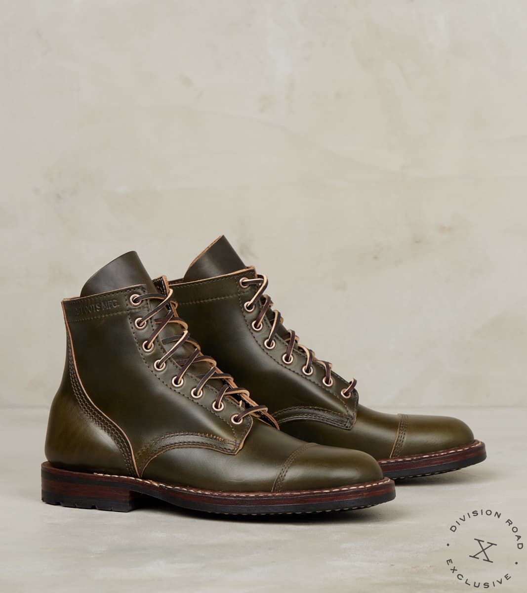 White's x Division Road MPM1 - MP - Vibram Mini Lug - Horween Greener Pastures C…