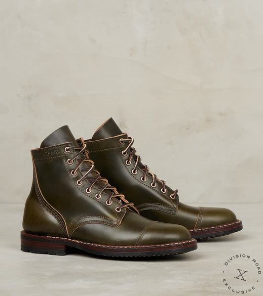 White's x Division Road MPM1 - MP - Vibram Mini Lug - Horween Greener Pastures C…
