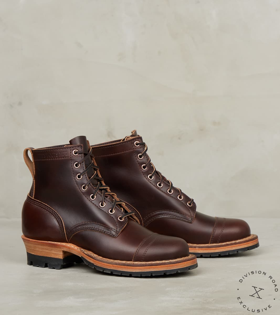 Division Road × White's Logger 350 55 Brown CXL