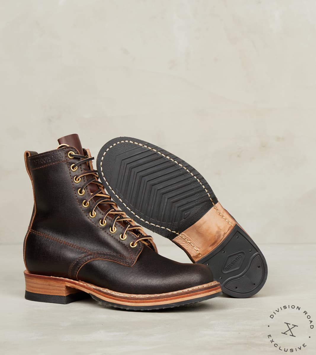 Semi-Dress 375 - 55 - Half Comp - Horween Brown Waxed Flesh