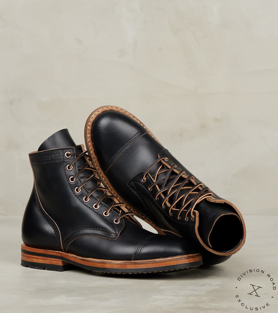 White's x DR MPM1 - MP - Vibram Mini Lug - Horween Black CXL