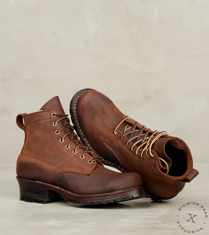 Semi-Dress 350 - C461 - Split Commando - CF Stead Urban Brown Re-Tan Waxed Kudu