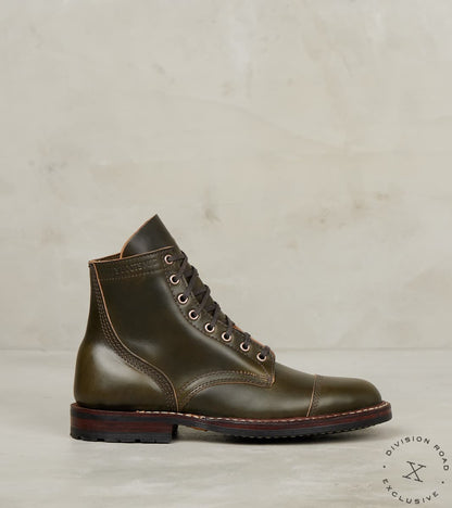 White's x Division Road MPM1 - MP - Vibram Mini Lug - Horween Greener Pastures C…