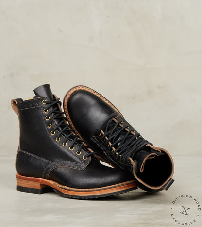 White's x DR Semi-Dress 375 - 55 - Half Comp - Horween Black Waxed Flesh 10 White's x DR Semi-Dress 375 - 55 - Half Comp - Horween Black Waxed Flesh 10