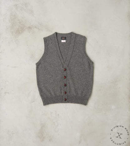 Oxford Camelhair Vest - Derby Grey