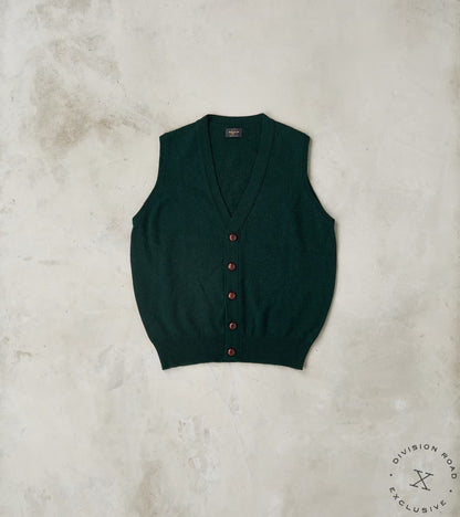 William Lockie x Division Road Oxford Camelhair Vest - Ivy