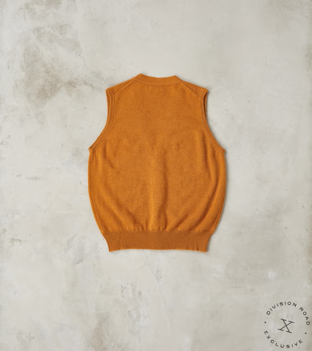 William Lockie x DR Oxford Camelhair Vest - Ochre – Division Road