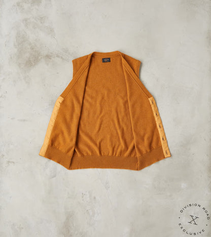 Oxford Camelhair Vest - Ochre