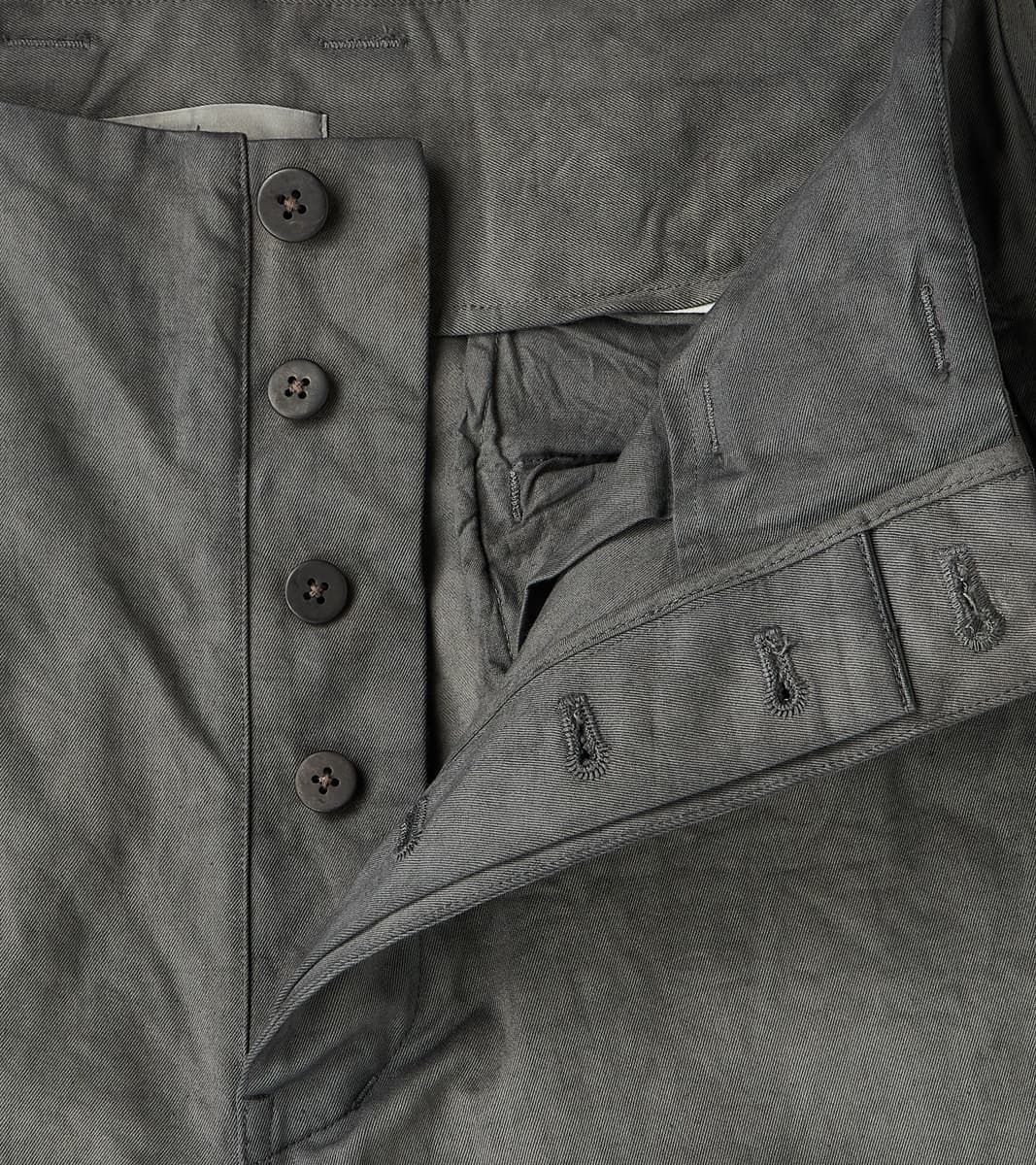 Double Knee Cargo Pants - Supima Cotton Chino Twill - Shii Tree Dorozome