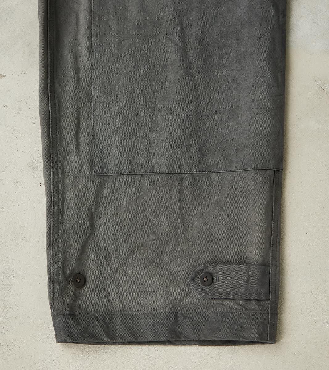 Double Knee Cargo Pants - Supima Cotton Chino Twill - Shii Tree Dorozome