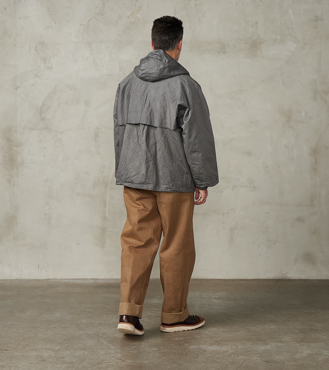 Double Layer Work Jacket - Supima Cotton Chino Twill - Shii Tree Dorozome
