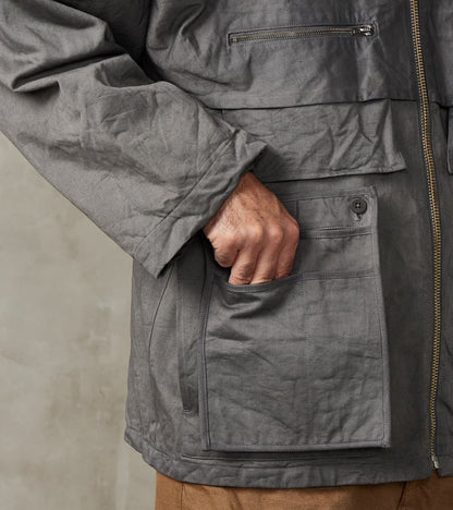Double Layer Work Jacket - Supima Cotton Chino Twill - Shii Tree Dorozome