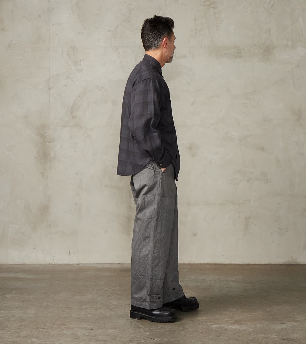Double Knee Cargo Pants - Supima Cotton Chino Twill - Shii Tree Dorozome