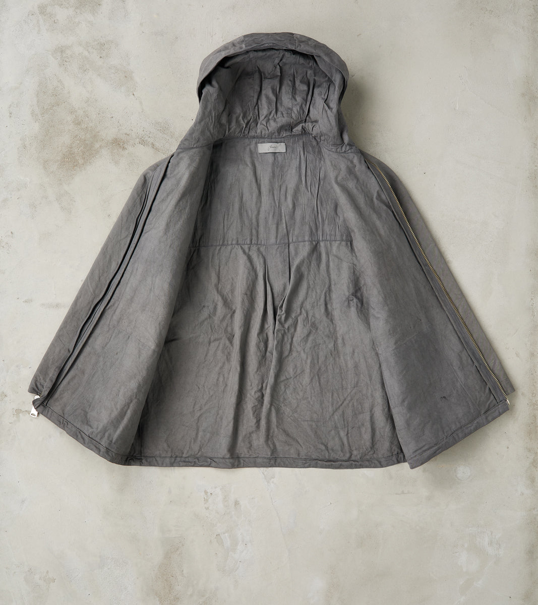 Double Layer Work Jacket - Supima Cotton Chino Twill - Shii Tree Dorozome