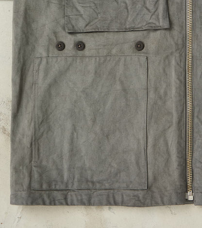 Double Layer Work Jacket - Supima Cotton Chino Twill - Shii Tree Dorozome