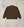 amachi. Gradation Loop of Intent Knit Crewneck - Charcoal Brown