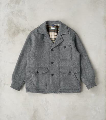 ts(s) Bird Watching Jacket - Herringbone Wool Double Cloth - Gray