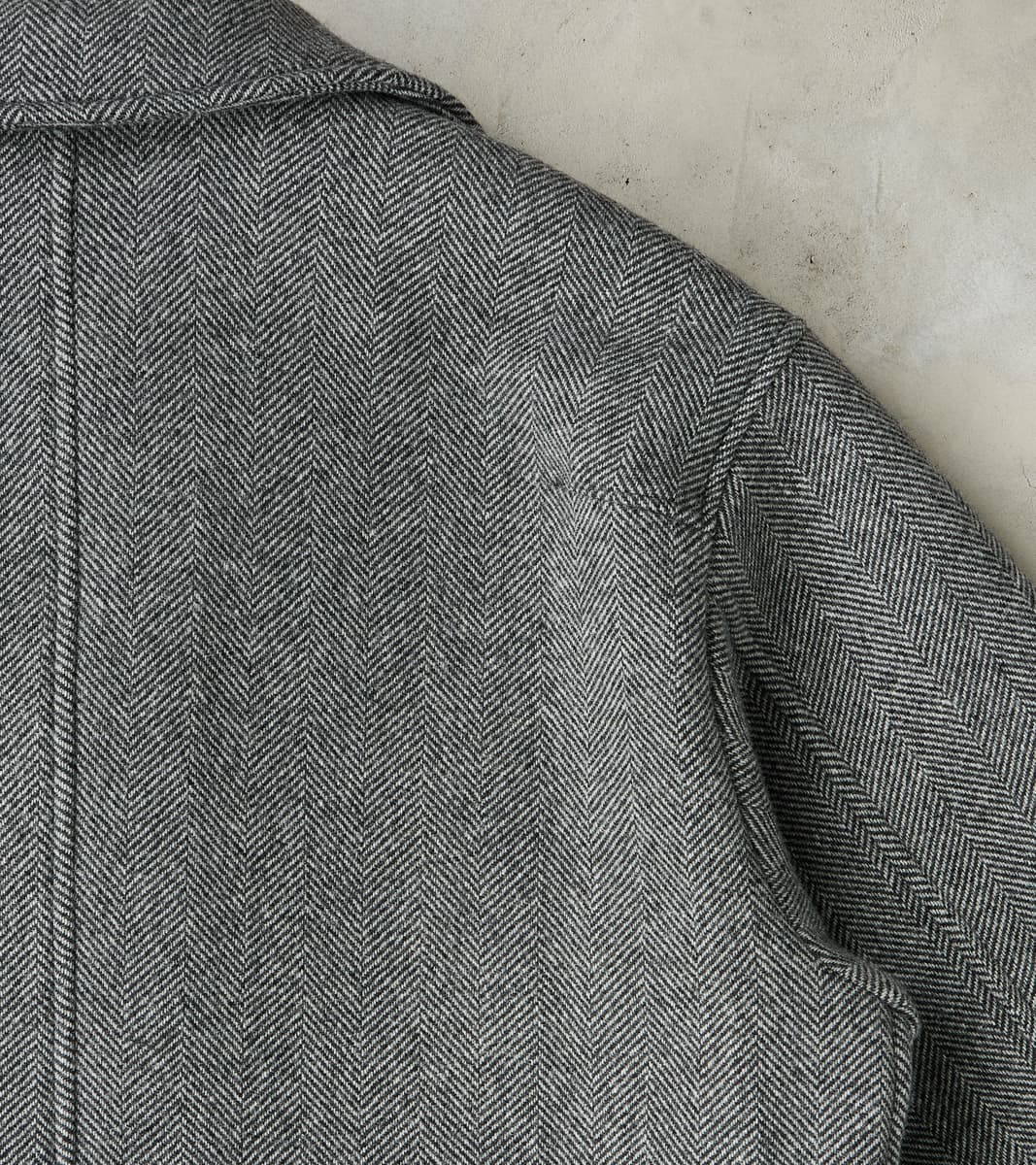 Bird Watching Jacket - Herringbone Wool Double Cloth - Gray