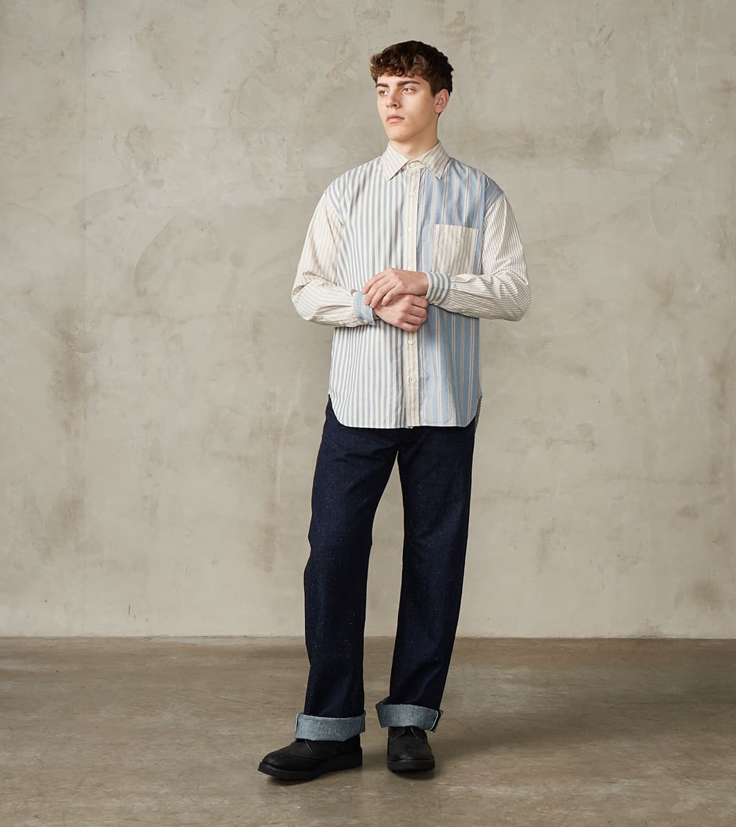 ts(s) Baggy Fit Crazy Shirt - Organic Cotton Oxford Cloth