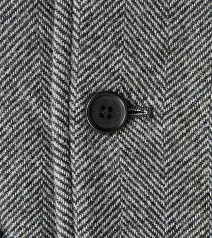 Bird Watching Jacket - Herringbone Wool Double Cloth - Gray