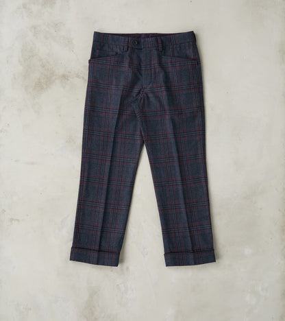 ts(s) L-Pocket Pant - Glen Plaid Wool Blend Cloth - Navy