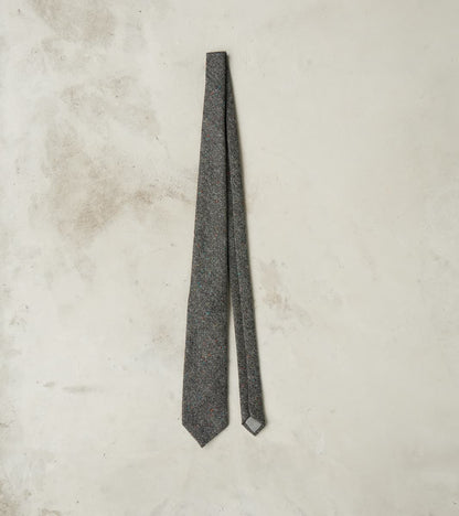 Neck Tie - Neps Virgin Wool Tweed Cloth