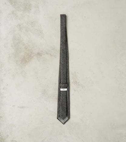 Neck Tie - Neps Virgin Wool Tweed Cloth