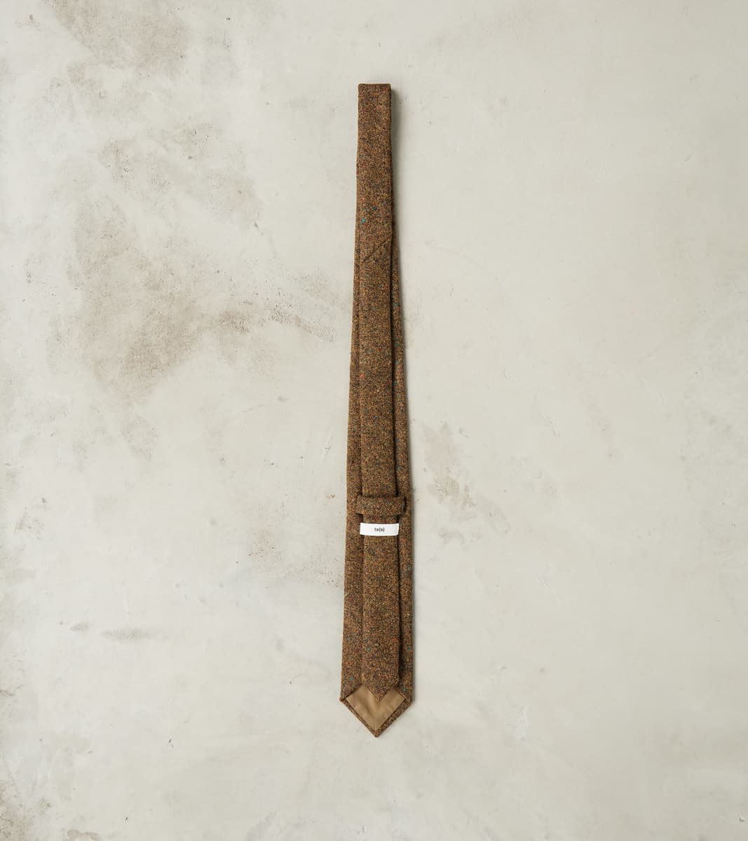 Neck Tie - Neps Virgin Wool Tweed Cloth