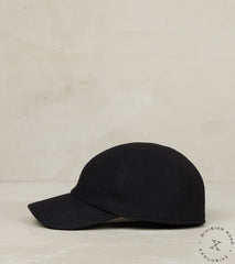 Ball Cap - Loden Wool - Black