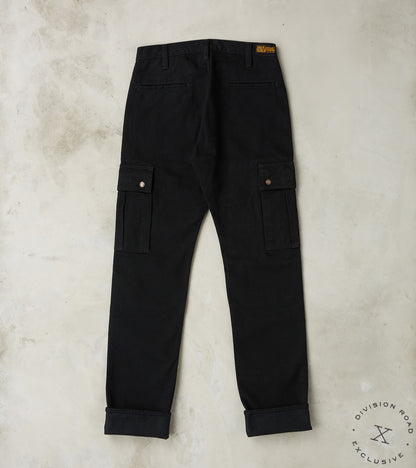 502DR-BB Serviceman - Classic Tapered Cargo - 14oz Black x Black