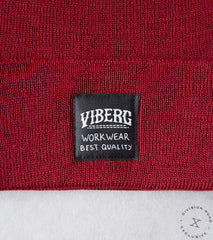 Viberg x Division Road Workwear Beanie - Burgundy