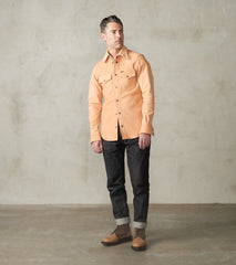 Division Road Products IHSB-PR-NAT - Simmons Bilt Pale Rider Western Shirt - Natural Horsehide