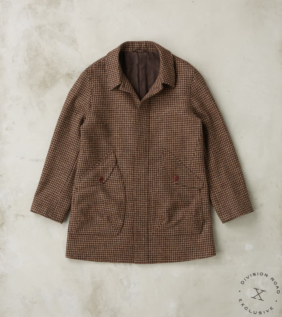 Division Road The Workers Club x DR Sloane Mac - Marling & Evans® Natural Wool Houndstooth