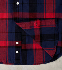 Division Road Japanese Big Red Cotton/Linen Madras
