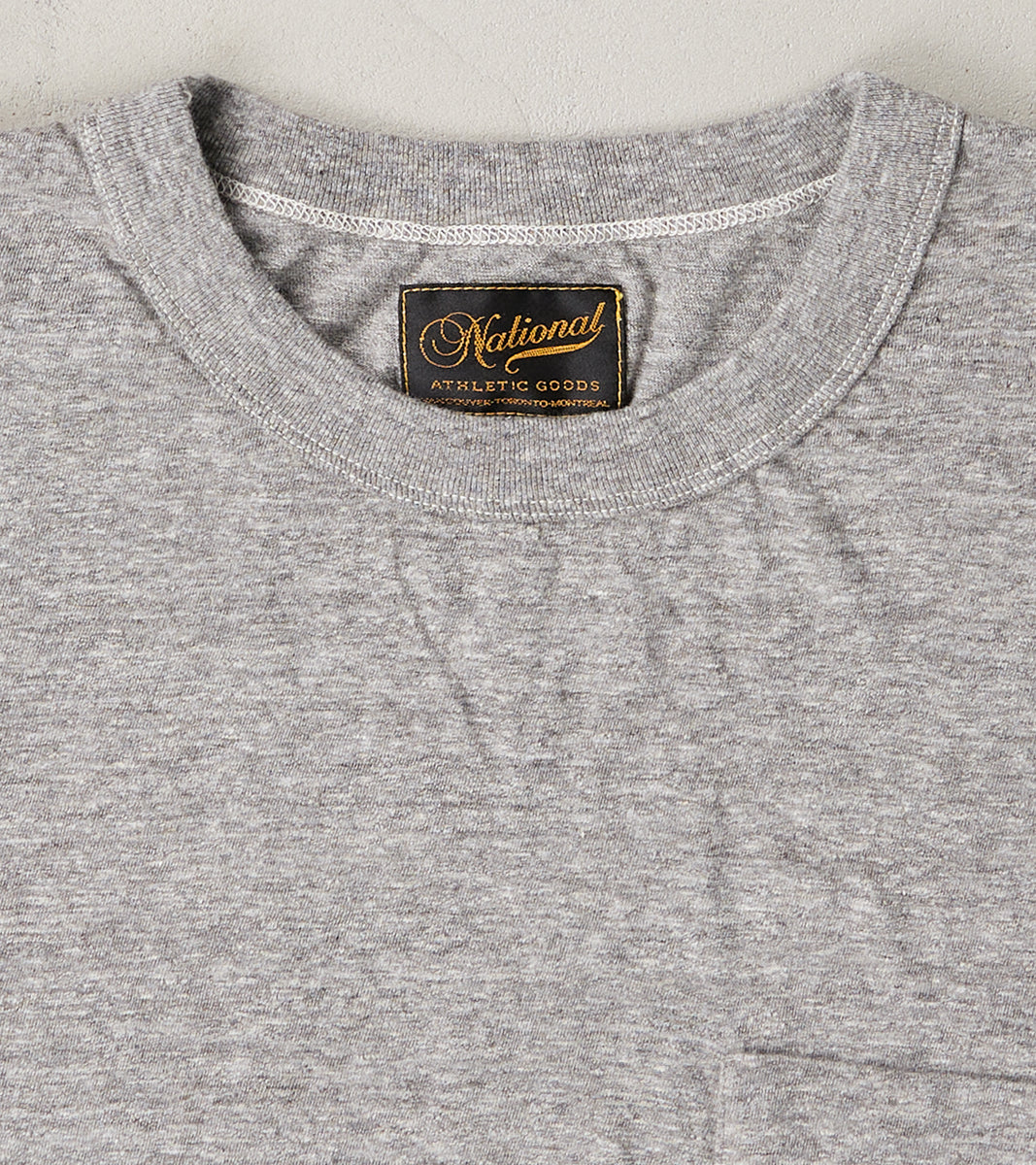 National Athletic Goods - Pocket Tee - Sport Grey – Division Road