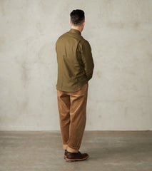 Division Road Products American Camp Shirt - Dust Japanese Cotton Linen Slub Twill