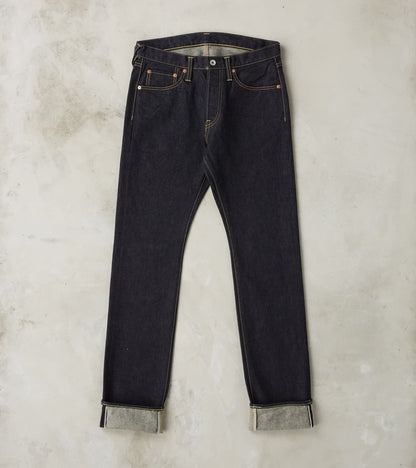 Division Road Iron Heart 555S-142 - Super Slim - 14oz Indigo