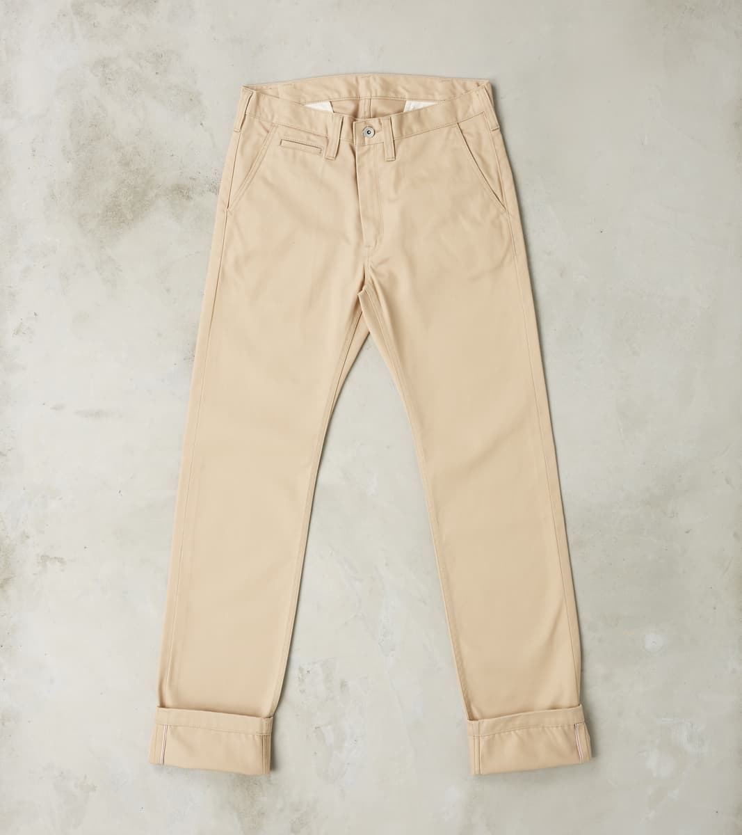 Division Road 721-KHA - Slim Tapered - Mercerized Selvedge Khaki Chino