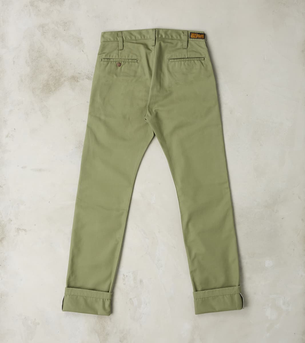 Division Road Products 721-OLV - Slim Tapered - Mercerized Selvedge Olive Chino