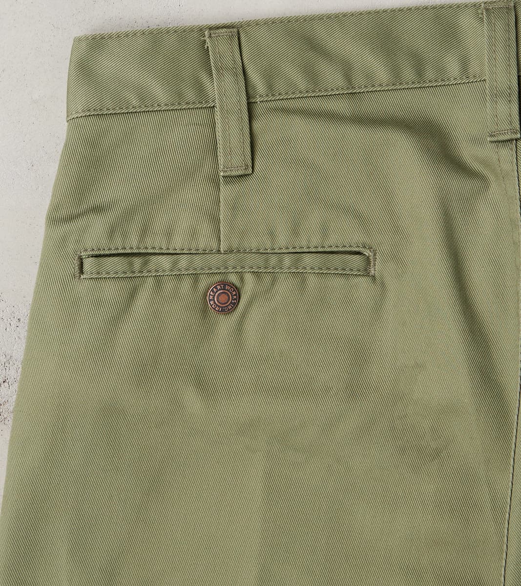 Division Road Products 721-OLV - Slim Tapered - Mercerized Selvedge Olive Chino