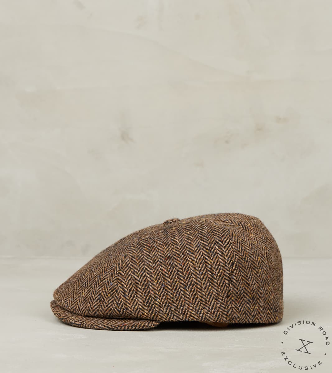 Toni Cap - Magee Donegal Herringbone - Camel