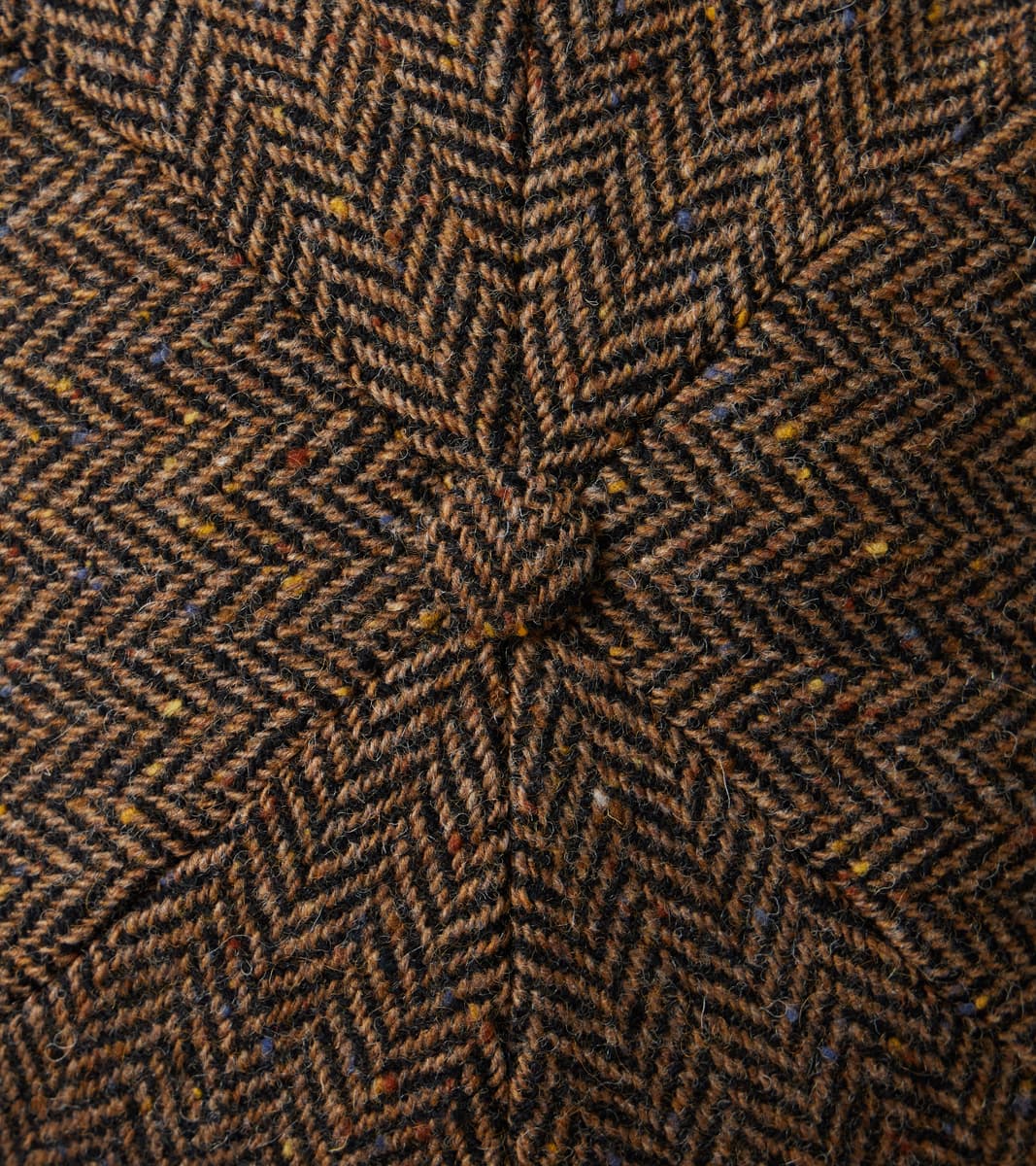 Toni Cap - Magee Donegal Herringbone - Camel