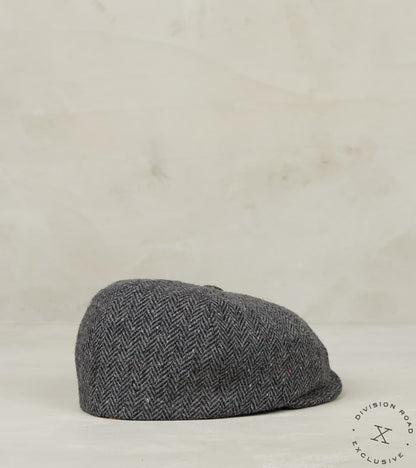 Toni Cap - Magee Donegal Herringbone - Grey