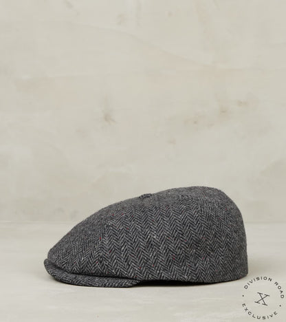 Toni Cap - Magee Donegal Herringbone - Grey